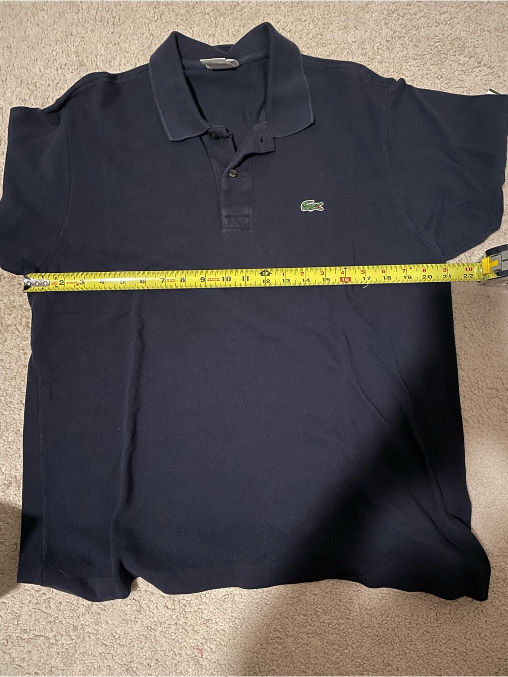 Lacoste Men’s size 6 (XL) Classic Navy Polo Shirt